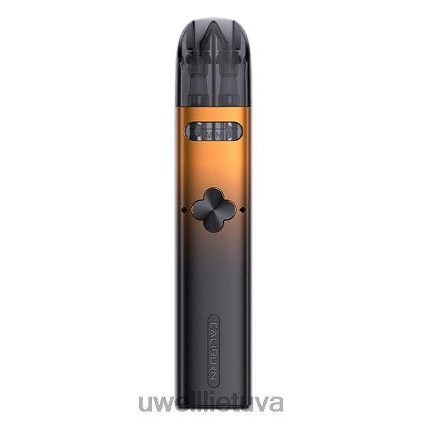 UWELL Disposable Vape - UWELL CALIBURN EXPLORER rinkinys (pod sistema) VF6ZZ166 oranžinė/juoda