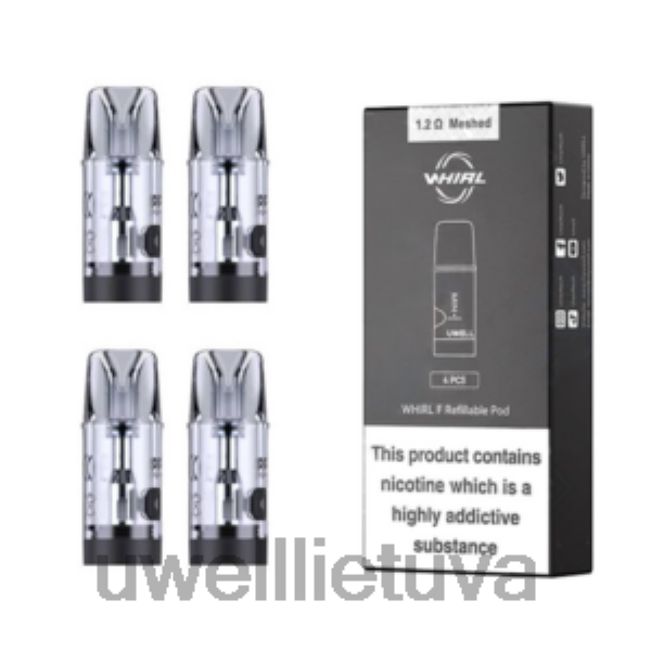 UWELL Flavors - UWELL WHIRL F ankštys (4 pakuotės) VF6ZZ198 1,2 omo