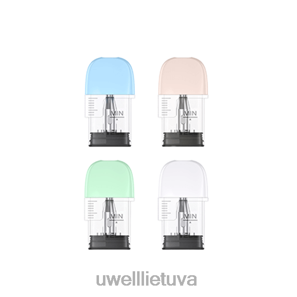 UWELL Vape Flavours - UWELL POPREEL P1 pakaitinė dėžutė (4 pakuotės) VF6ZZ84 1,2 omo