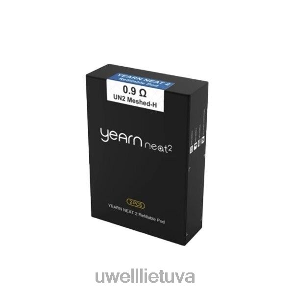 UWELL Vilnius - UWELL YEARN NEAT 2 pakaitiniai ankštys (2 pakuotės) VF6ZZ162 0,9 omo