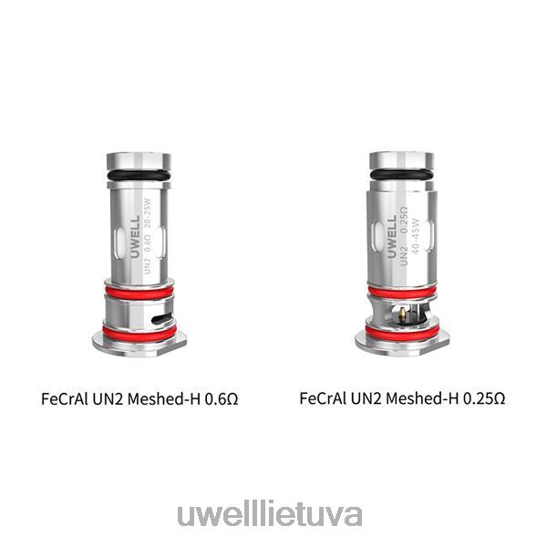 UWELL Best Vape - UWELL HAVOK V1 ritės (4 pakuotės) VF6ZZ150 0,25 omo